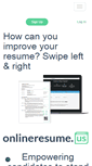 Mobile Screenshot of onlineresume.us